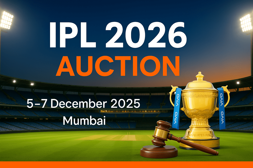 IPL 2026 Auction date and venue announcement