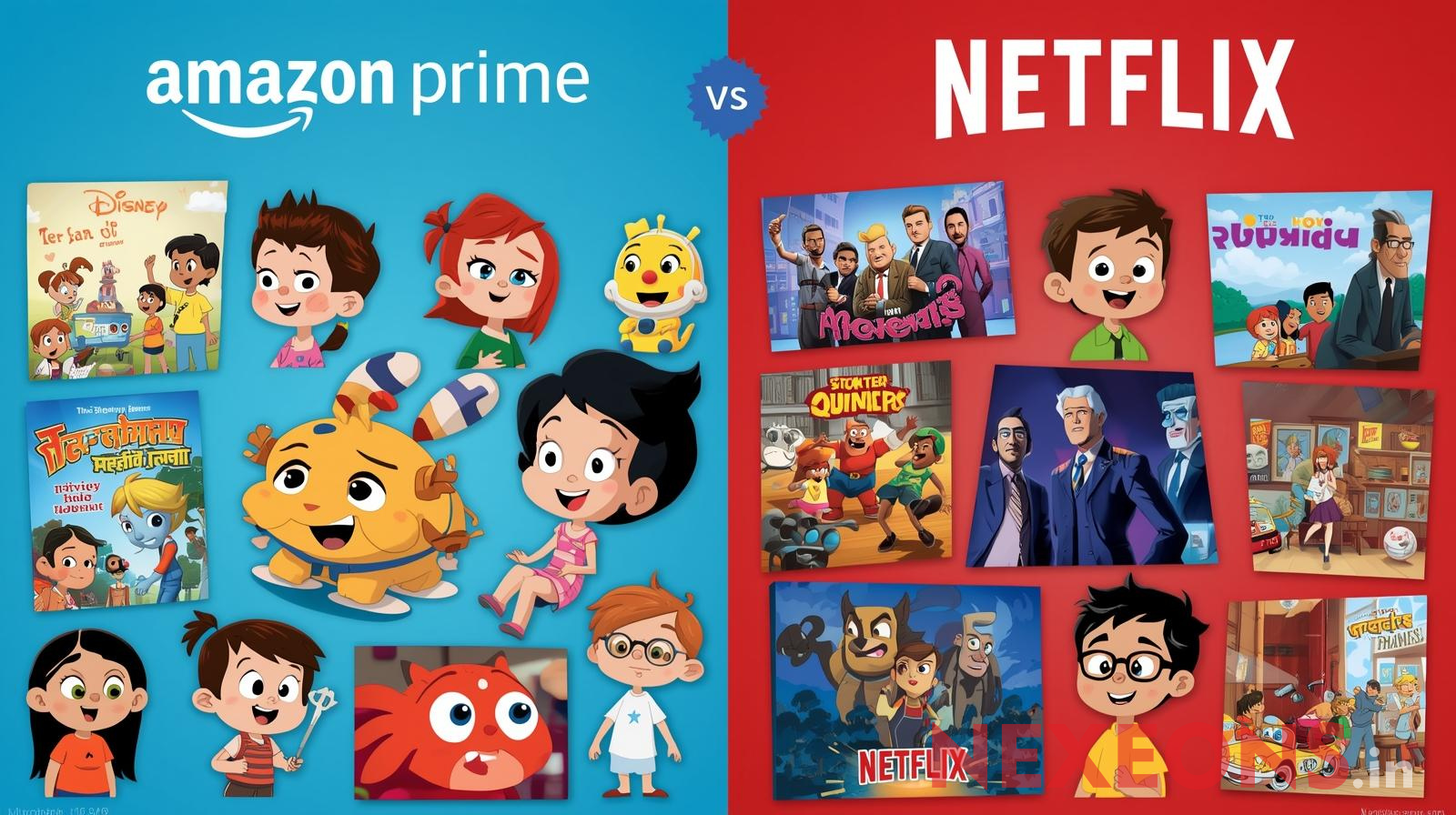 Amazon Prime vs Netflix Kids Hindi parents choice