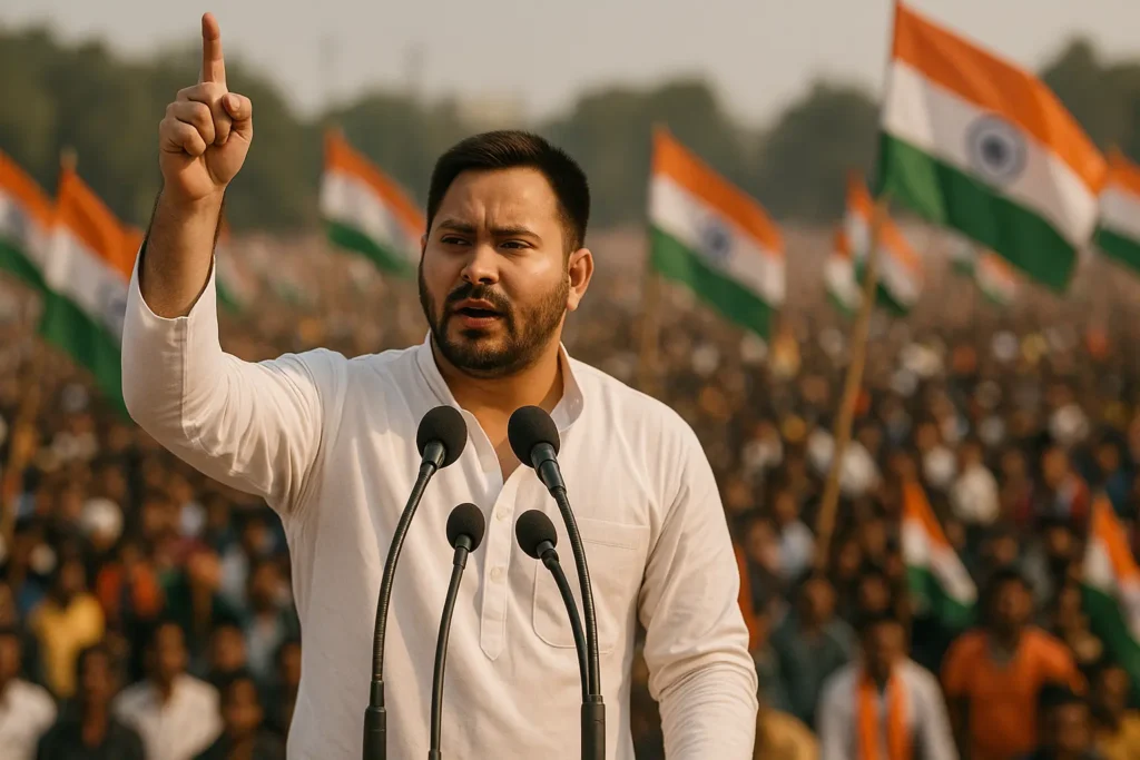 BJP spokesperson reacts to RJD candidate controversy in Delhi.