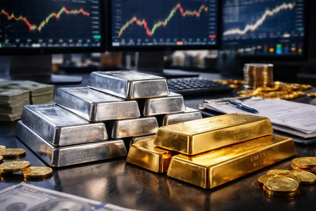 Silver prices hit record highs in global market