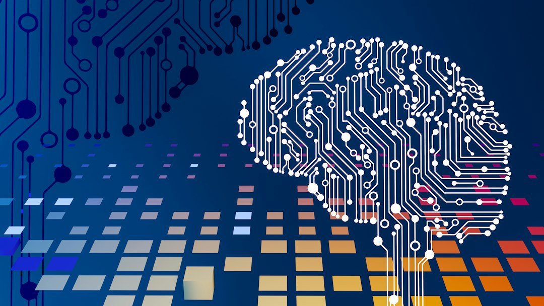 AI agents और agentic workflow को दर्शाती abstract technology image