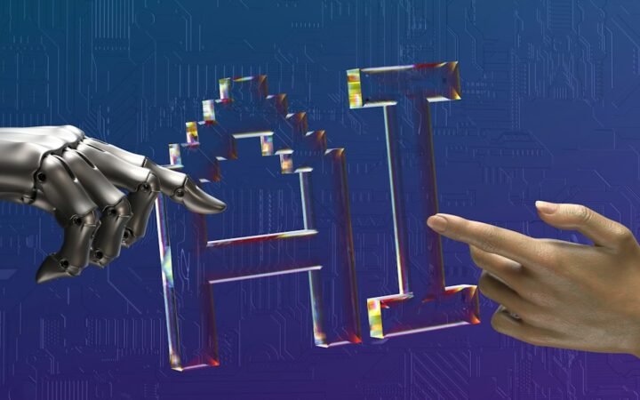 AI Governance और responsible AI controls को दर्शाती technology image