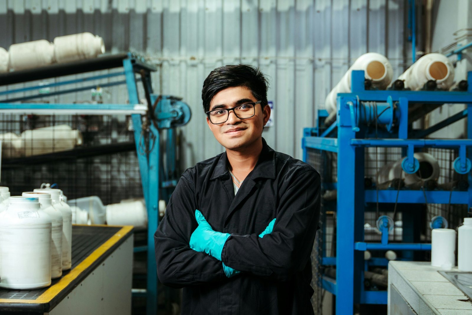 Small manufacturing business owner in a factory representing CGTMSE credit guarantee 2026 for MSME financing