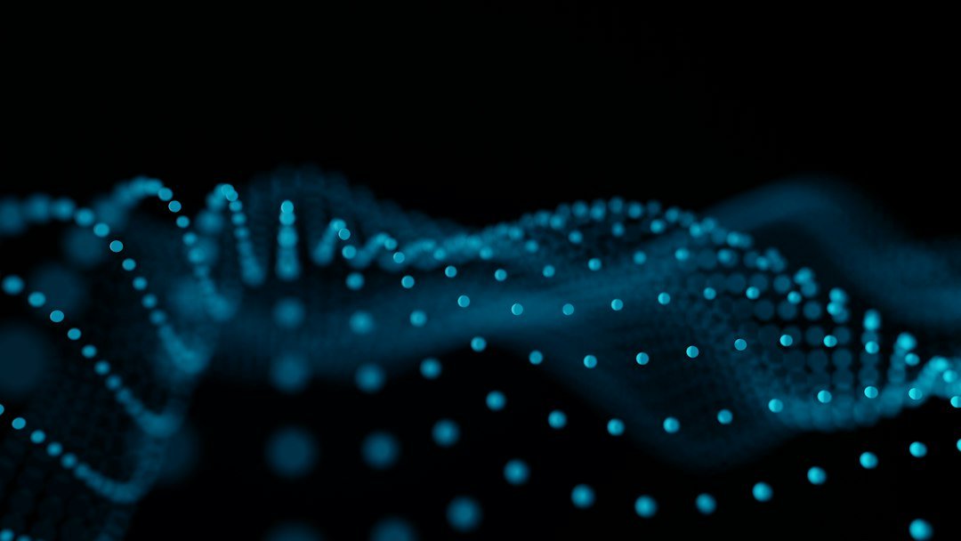 Gemini 4 Argon AI model concept illustrated by a unique blue neural data network