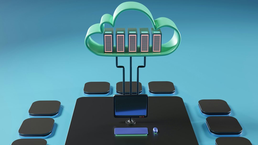 Enterprise AI agent और cloud workflow को दर्शाती technology image
