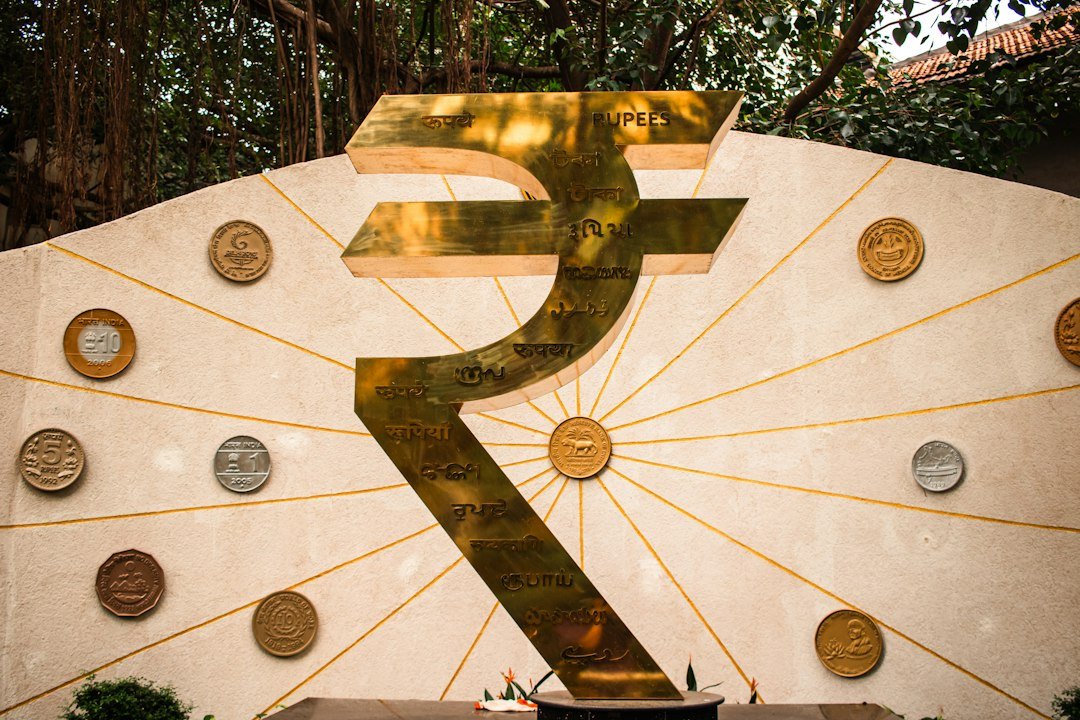 Indian rupee symbol और financial-market context को दर्शाती image