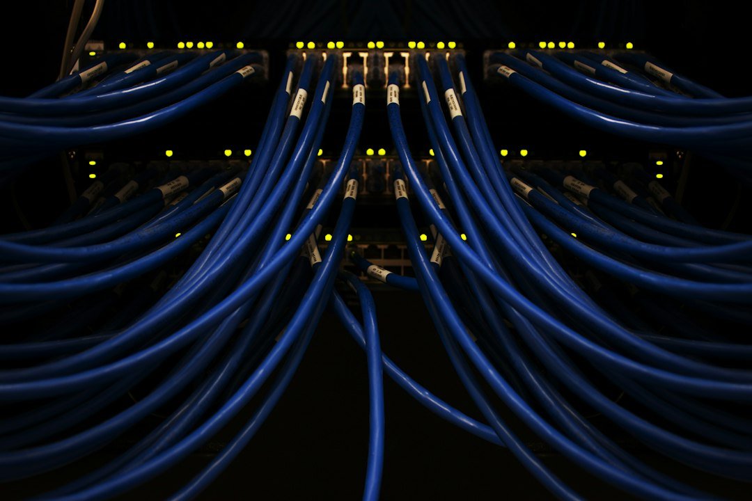 Fibre optic networking infrastructure illustrating India's AI investment supply chain