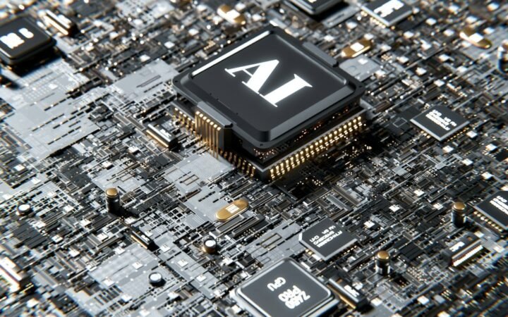 AI-generated media verification और detection को दर्शाती technology image